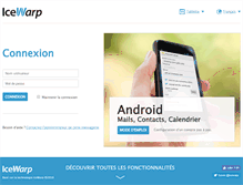 Tablet Screenshot of mail10.cyberiade.ch